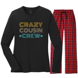 Crazy Cousin Crew Women's Long Sleeve Flannel Pajama Set 