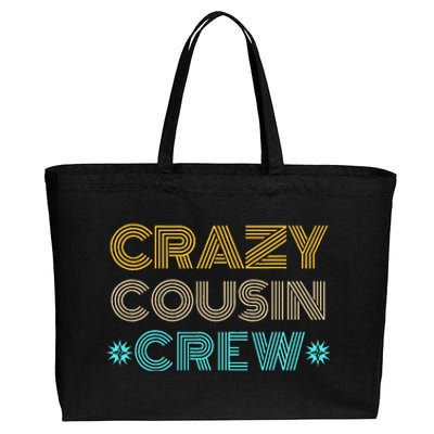 Crazy Cousin Crew Cotton Canvas Jumbo Tote