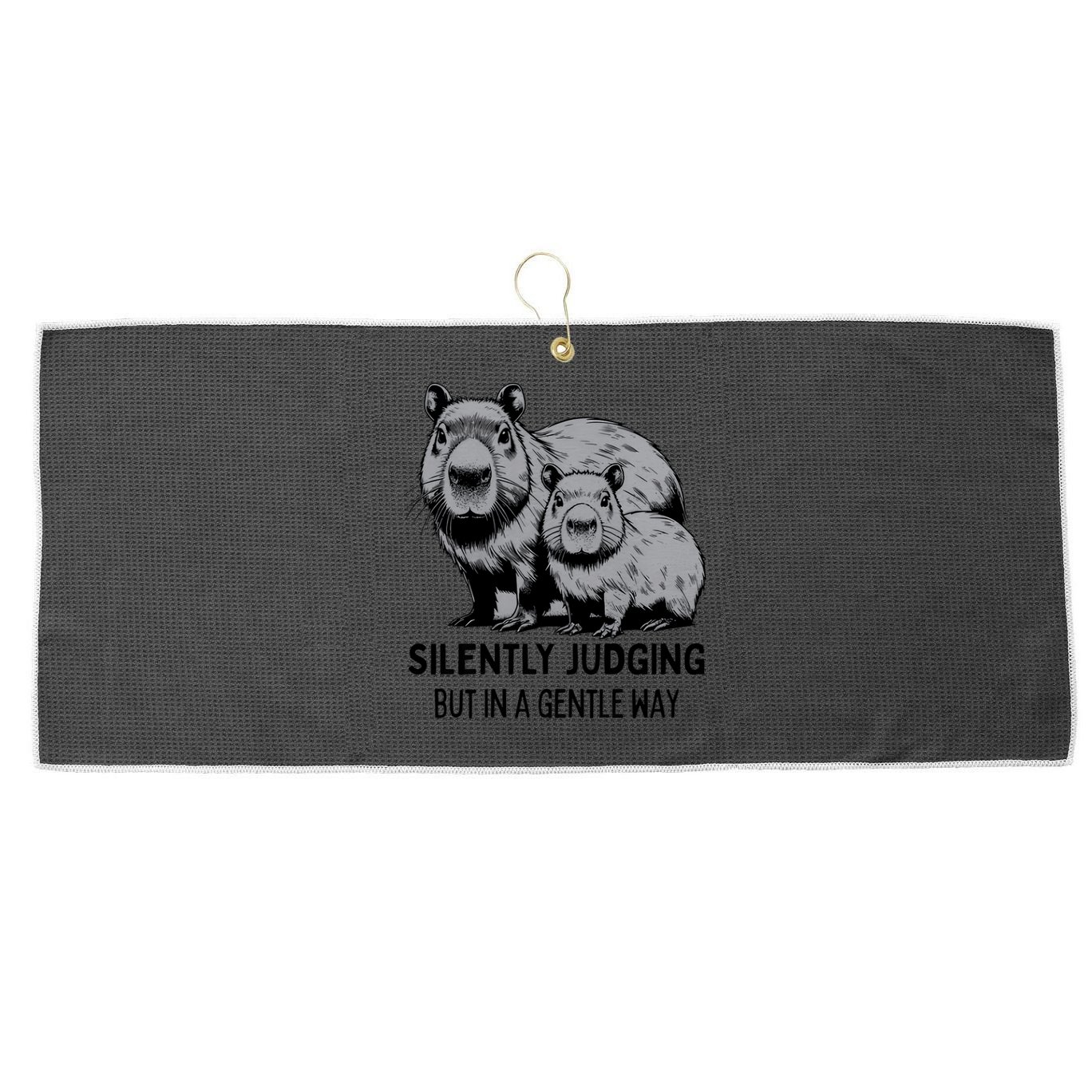 Cat Chaos Large Microfiber Waffle Golf Towel