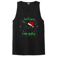 Cute Christmas Cat Define Naughty Meowy Catmas Santa Kitty PosiCharge Competitor Tank