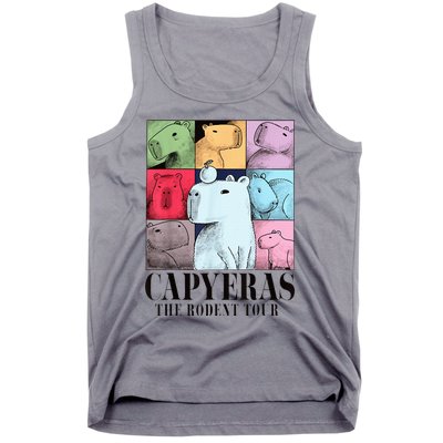 Cute Capybara Color Concert Animals Tank Top