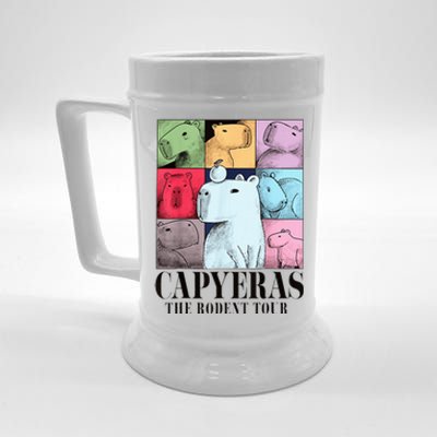 Cute Capybara Color Concert Animals Beer Stein