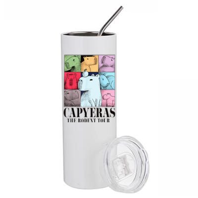 Cute Capybara Color Concert Animals Stainless Steel Tumbler