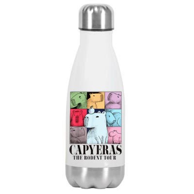 Cute Capybara Color Concert Animals Stainless Steel Insulated Water Bottle