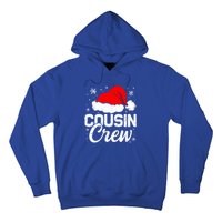 Christmas Cousin Crew Santa Hat Vintage Pajamas Family Xmas Cool Gift Hoodie