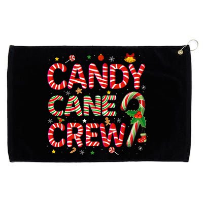 Candy Cane Crew Funny Christmas Candy Lover Xmas Pajamas Grommeted Golf Towel