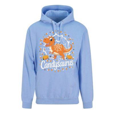 Candy Corn Candy Saurus Dinosaur Halloween Costume Gift Unisex Surf Hoodie