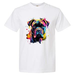 Cute Cane Corso Dog On Painted Cane Corso Garment-Dyed Heavyweight T-Shirt