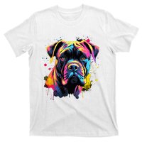 Cute Cane Corso Dog On Painted Cane Corso T-Shirt