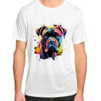 Cute Cane Corso Dog On Painted Cane Corso Adult ChromaSoft Performance T-Shirt