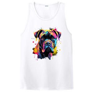 Cute Cane Corso Dog On Painted Cane Corso PosiCharge Competitor Tank