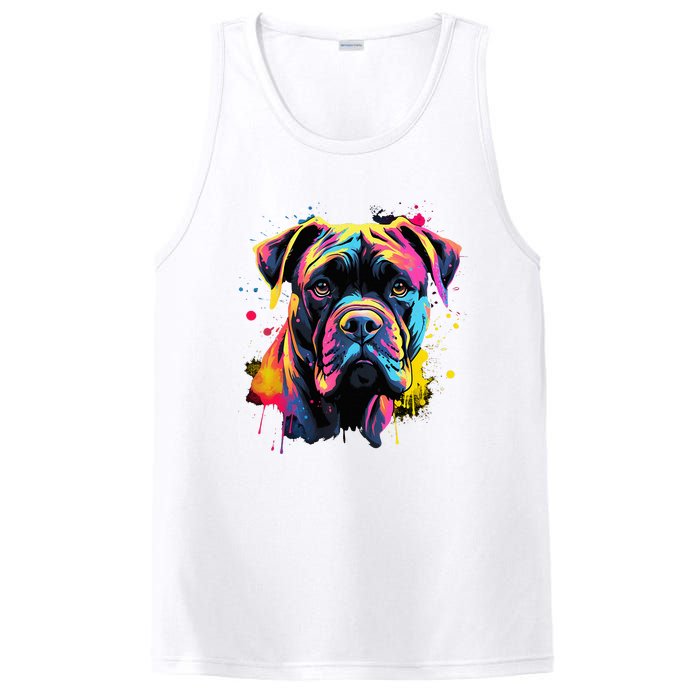 Cute Cane Corso Dog On Painted Cane Corso PosiCharge Competitor Tank