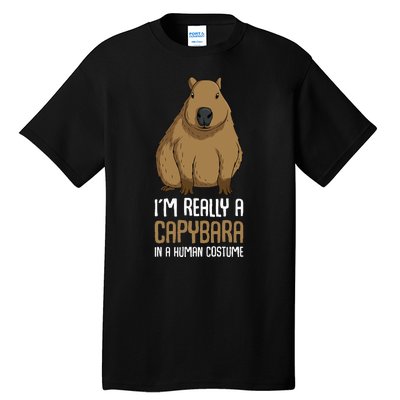 Capybara Costume Tall T-Shirt