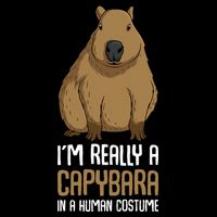 Capybara Costume Sustainable Bucket Hat