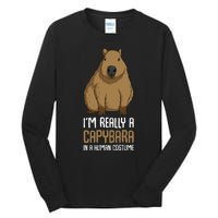 Capybara Costume Tall Long Sleeve T-Shirt