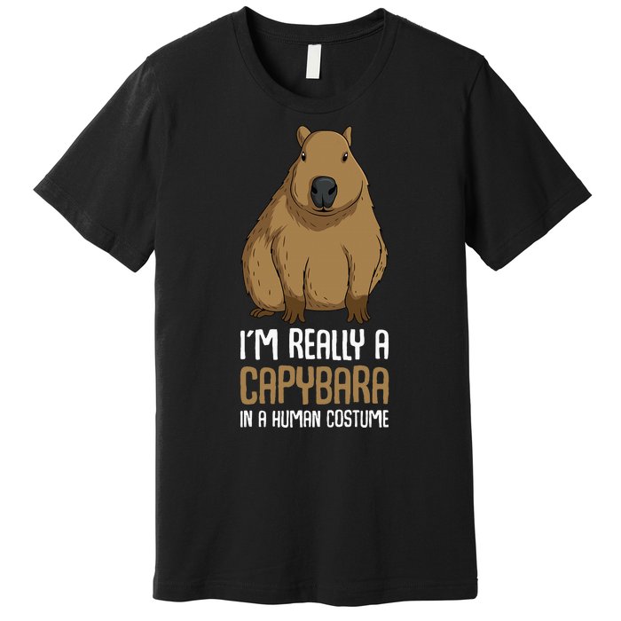 Capybara Costume Premium T-Shirt