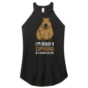 Capybara Costume Women's Perfect Tri Rocker Tank