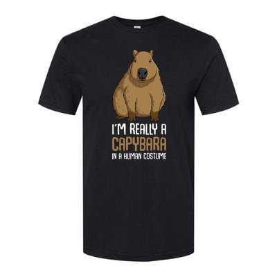 Capybara Costume Softstyle CVC T-Shirt