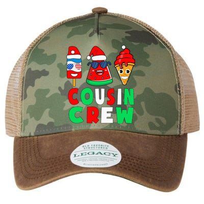 Cousin Crew Christmas In July Squad Pajamas Matching Family Legacy Tie Dye Trucker Hat