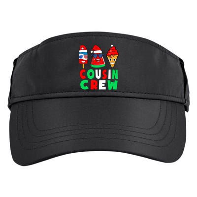 Cousin Crew Christmas In July Squad Pajamas Matching Family Adult Drive Performance Visor