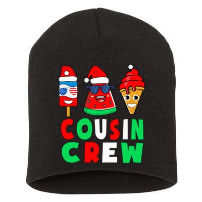 Cousin Crew Christmas In July Squad Pajamas Matching Family Short Acrylic Beanie