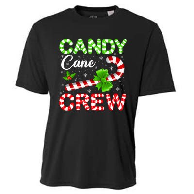 Candy Cane Crew Christmas Family Matching Cooling Performance Crew T-Shirt