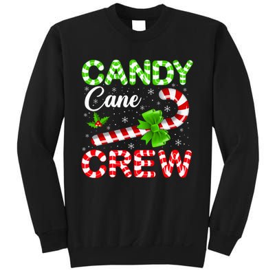 Candy Cane Crew Christmas Family Matching Sweatshirt