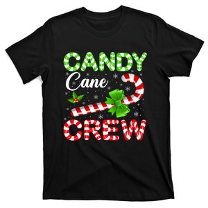 Candy Cane Crew Christmas Family Matching T-Shirt