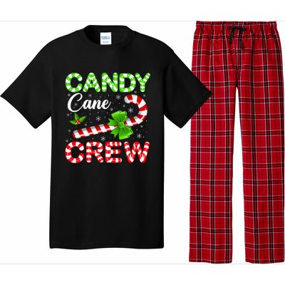 Candy Cane Crew Christmas Family Matching Pajama Set