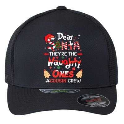 Christmas Cousin Crew Funny Family Matching Flexfit Unipanel Trucker Cap