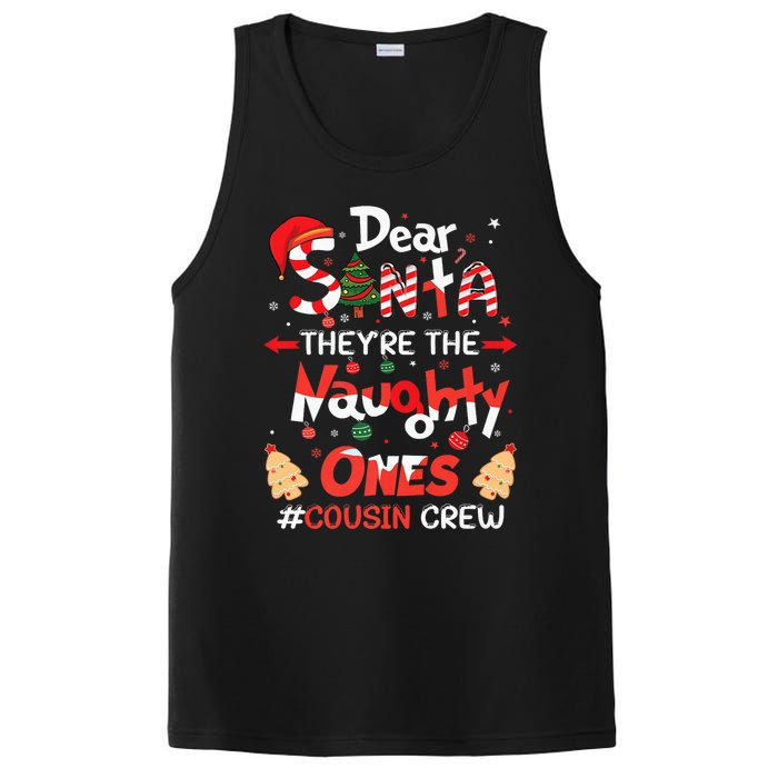 Christmas Cousin Crew Funny Family Matching PosiCharge Competitor Tank