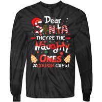 Christmas Cousin Crew Funny Family Matching Tie-Dye Long Sleeve Shirt