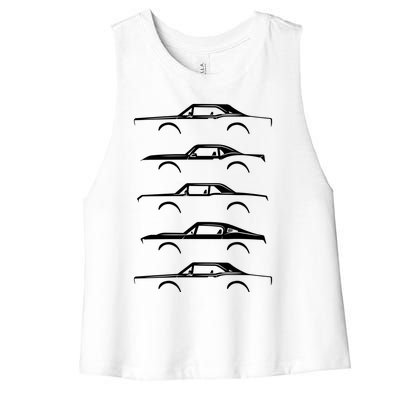 Classic Car Car Mechanic Vintage Car Gift Women's Racerback Cropped Tank