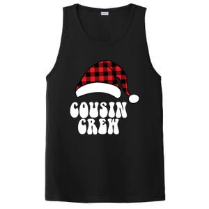 Christmas Cousin Crew Santa Red Plaid Funny Xmas Pajamas Cute Gift PosiCharge Competitor Tank