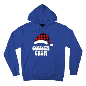 Christmas Cousin Crew Santa Red Plaid Funny Xmas Pajamas Cute Gift Hoodie