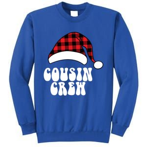 Christmas Cousin Crew Santa Red Plaid Funny Xmas Pajamas Cute Gift Sweatshirt