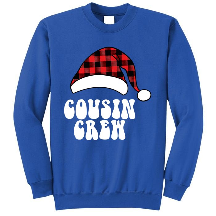 Christmas Cousin Crew Santa Red Plaid Funny Xmas Pajamas Cute Gift Sweatshirt