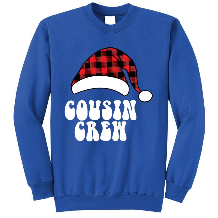 Christmas Cousin Crew Santa Red Plaid Funny Xmas Pajamas Cute Gift Tall Sweatshirt