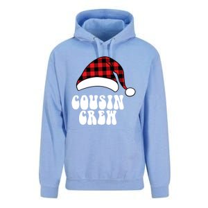 Christmas Cousin Crew Santa Red Plaid Funny Xmas Pajamas Cute Gift Unisex Surf Hoodie