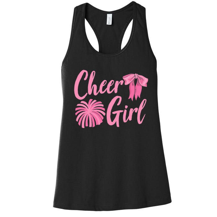 Cheer Cheerleader  Cheering Practice Cheerleading Women's Racerback Tank