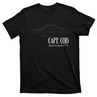 Cape Cod Canal Sagamore Bridge Illustration Art Souvenir T-Shirt