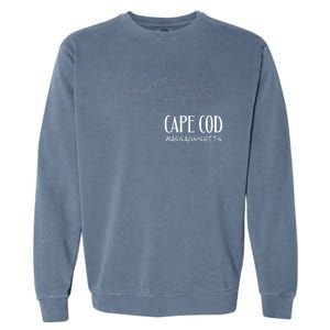 Cape Cod Canal Sagamore Bridge Illustration Art Souvenir Garment-Dyed Sweatshirt