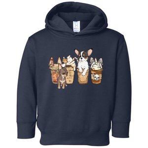 Cute Coffee Chihuahua Dog Mom Mothers Day Toddler Hoodie