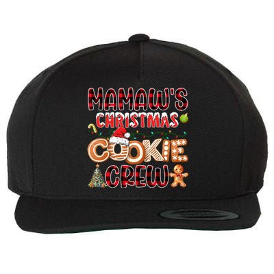 Christmas Cookie Crew Red Plaid Matching Family Wool Snapback Cap