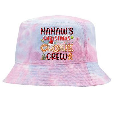 Christmas Cookie Crew Red Plaid Matching Family Tie-Dyed Bucket Hat