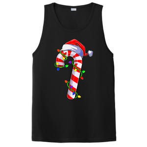 Candy Cane Crew Santa Christmas Party Boys Girls Xmas PosiCharge Competitor Tank