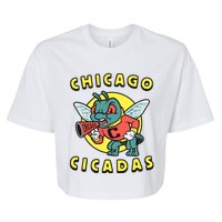 Chicago Cicadas Bella+Canvas Jersey Crop Tee