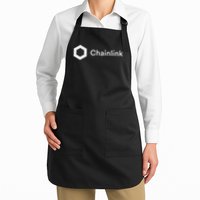 Chainlink Crypto Full-Length Apron With Pockets
