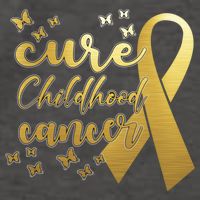Cure Childhood Cancer Butterflies Ribbon Vector Backpack