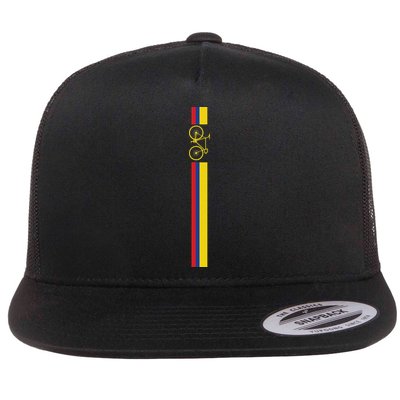 Colombian Cycling Colombia Flag Cyclist Bicycle Gift Flatbill Hat